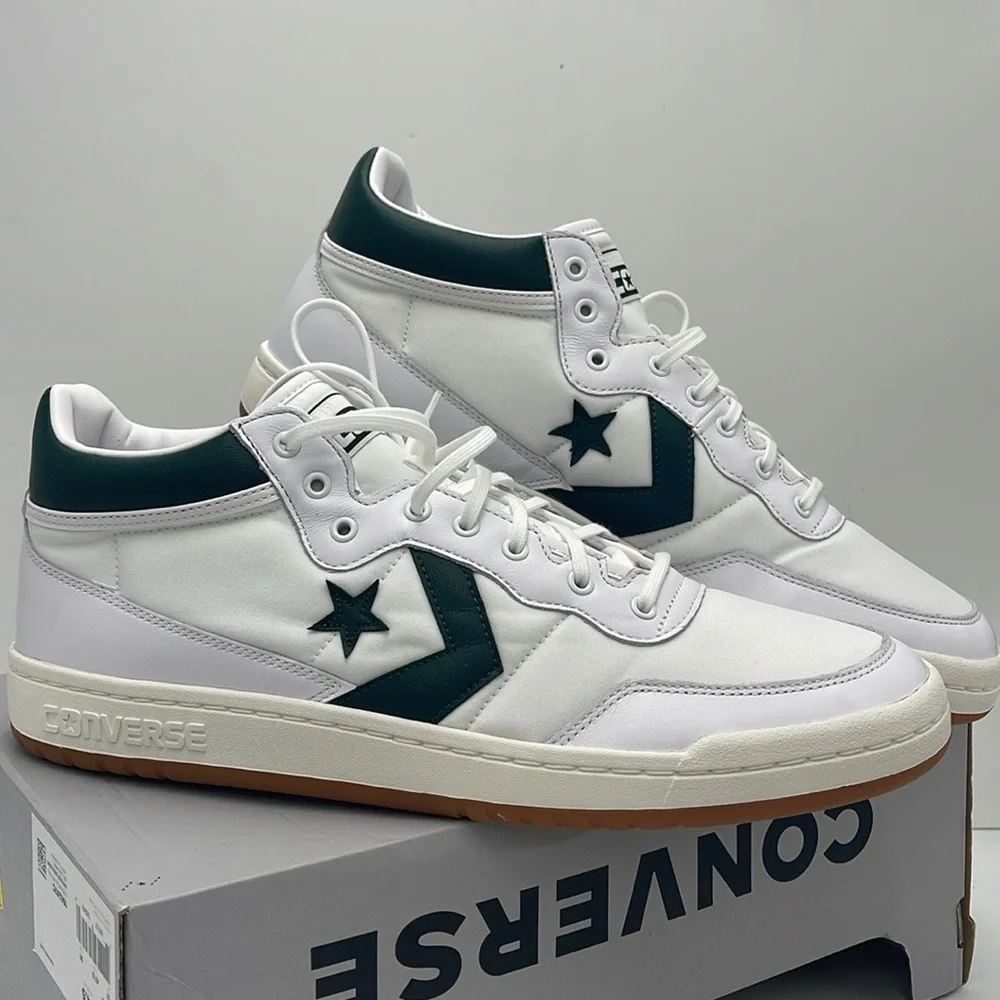 Converse Men’s Sneakers 166247C
FASTBREAK PRO MID WHITE/DEEP EMERALD/GUM - Picture 7 of 16